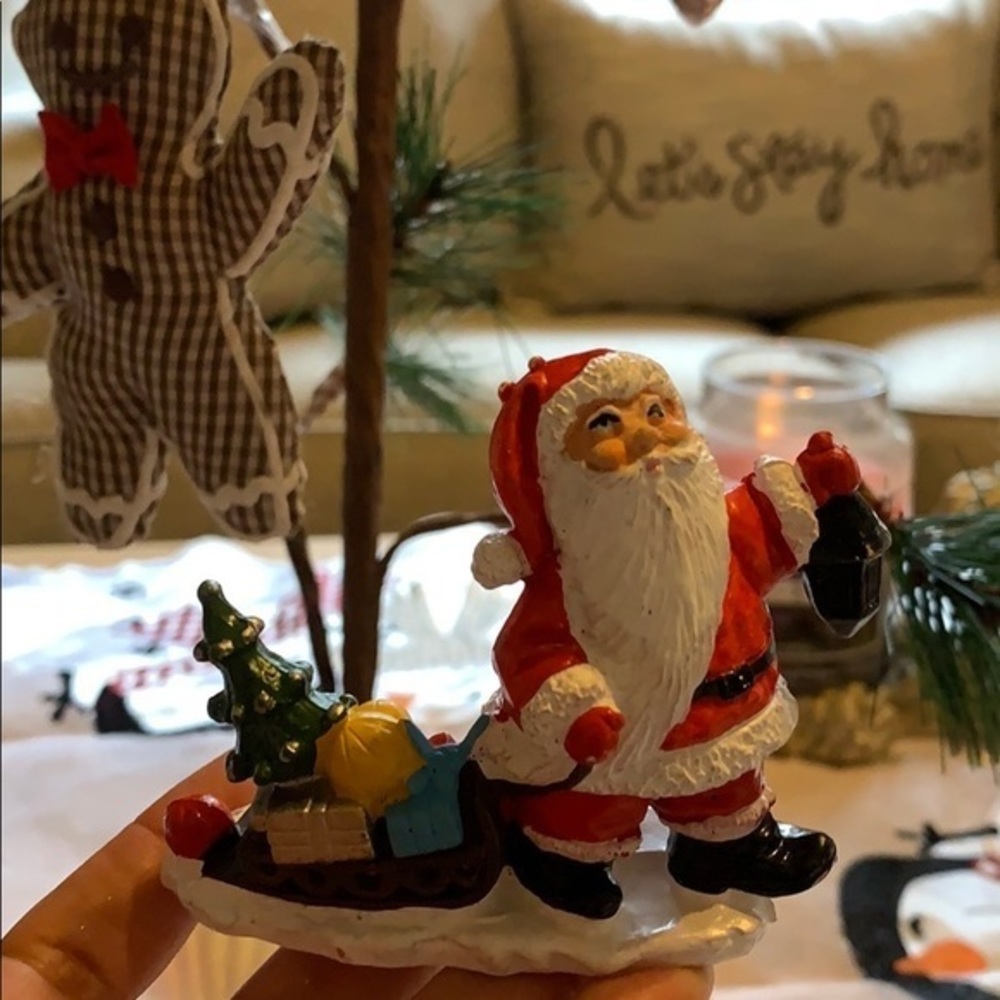 5 piece decor MYSTERY BOX 📦 Christmas Vtg decor ornaments - Picture 6 of 8